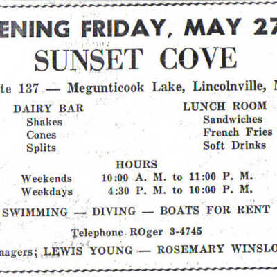Sunset Cove hours