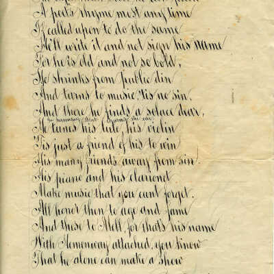 Fred O. Young Poem
