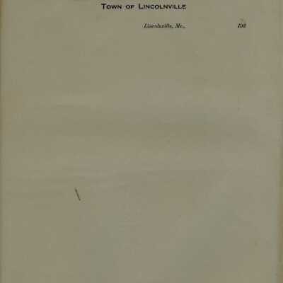 Lincolnville School Department stationery