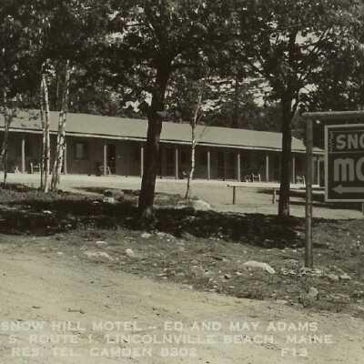 Snow Hill Motel circa 1952