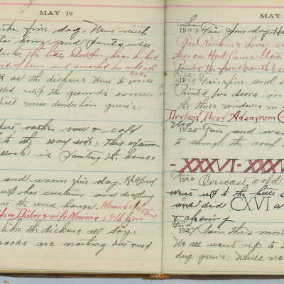 Ralph Richards A Line A Day Journal 1923-1927