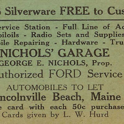 Nichol's Garage Silverware Promotional (2)