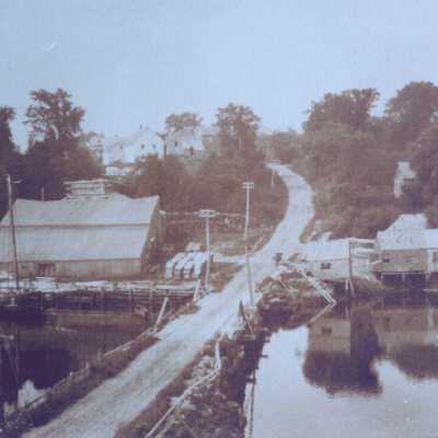 Lime Kiln on left-Ducktrap