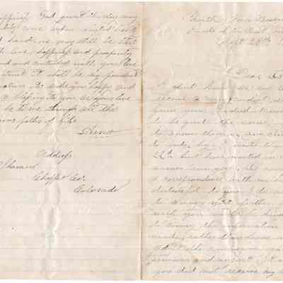 Knight Collection - 1880 Letter