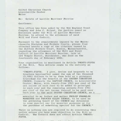 Letter