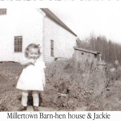 Millertown, barn, Jackie