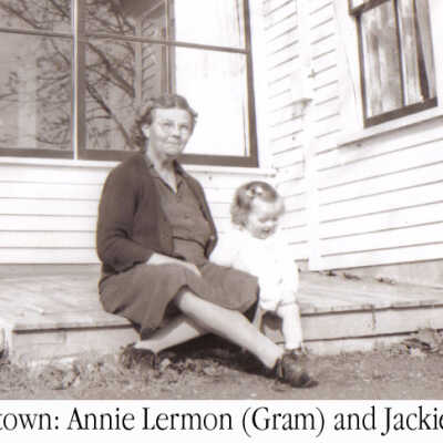 Annie Lermond and Jackie - 1946