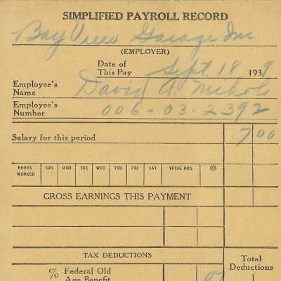 Payroll Records