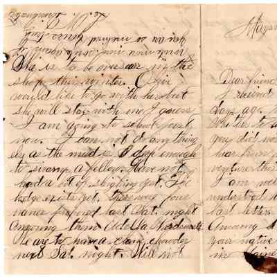 Knight Collection - 1881 Letter