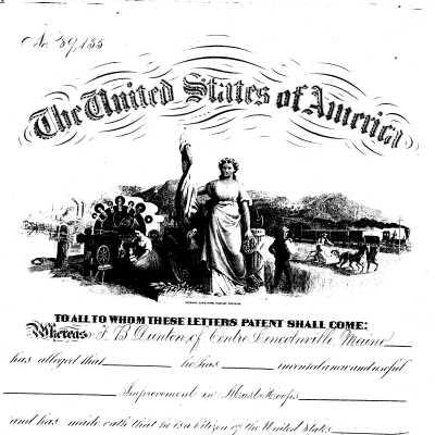 Patent - F.B. Dunton