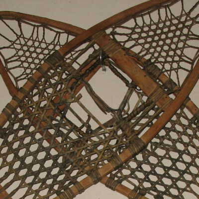 Snowshoes, close-up