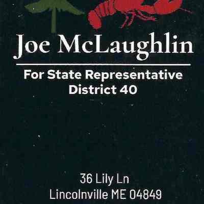 Joe McLaughlin political card