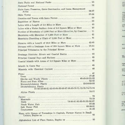 Table of contents