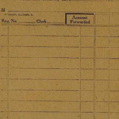 Billing Pad - Nichols Garage