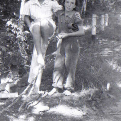 Rosy and Judy Young by Brook - 1951