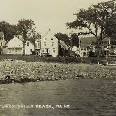 Lincolnville Beach, Maine - Dearborn Store in center