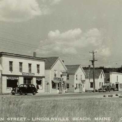Lincolnville Beach, Maine circa 1940