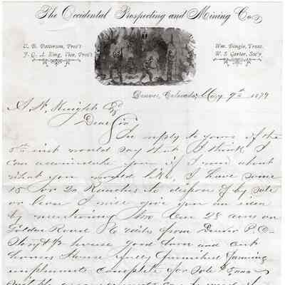 Knight Collection - 1879 Letter