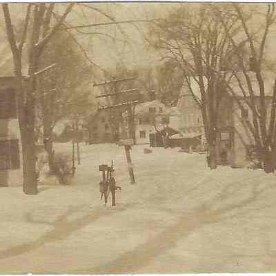Snowy Lincolnville Center