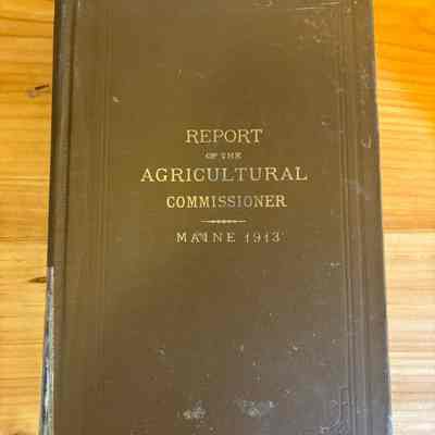Report of the Agricultural Commissioner 1913