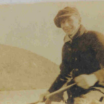 Frank Payson on Megunticook