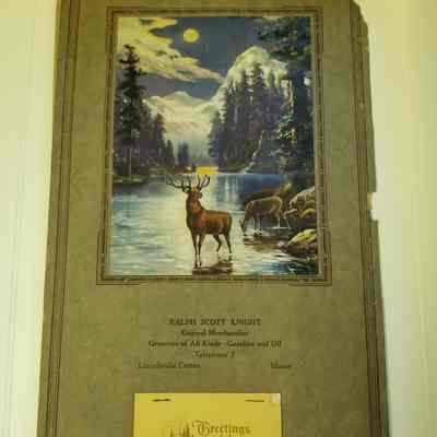 Ralph Scott Knight Advertising Calendar