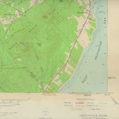 Lincolnville map