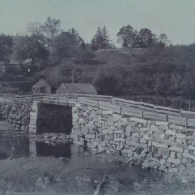 An early bridge at Ducktrap