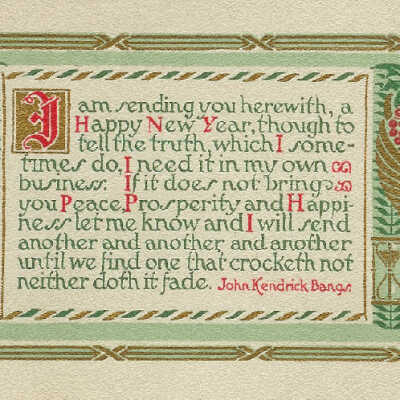 New Year's card