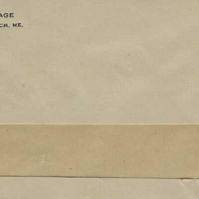 Billing envelope - Nichol's Garage
