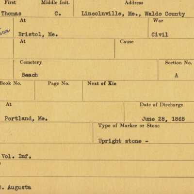 Thomas C. Little Military Records