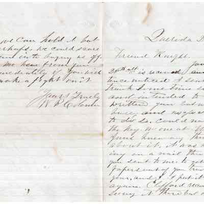 Knight Collection - 1880 Letter