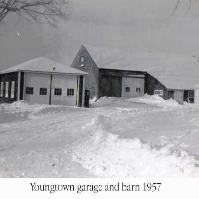 Youngtown barn and garage 1957