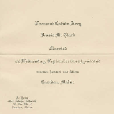Wedding Announcement