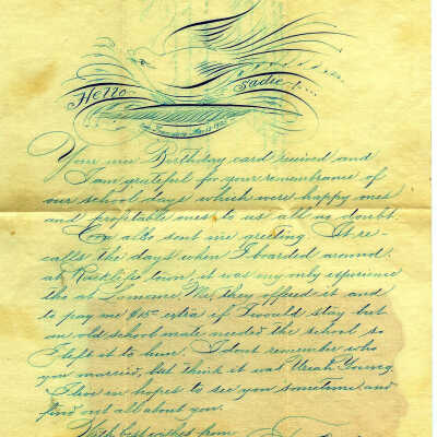 Letters and Artwork