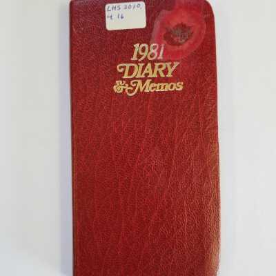 Evelyn Heald 1981 diary