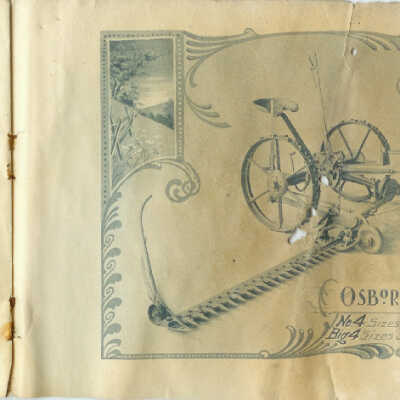 Horse-drawn mower