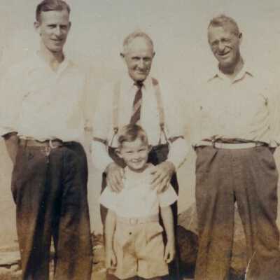 Geo.,Robert, Fred Hardy & Ken