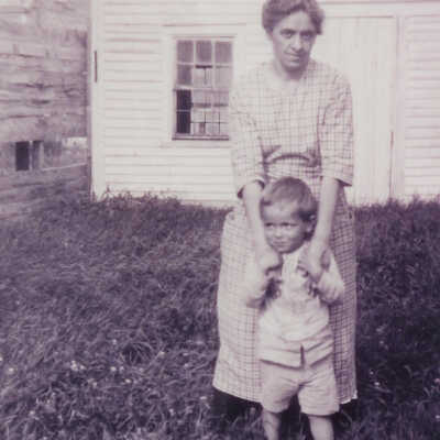 Flora Pillsbury Nichols & son