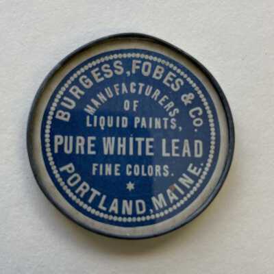 Paint advertising button