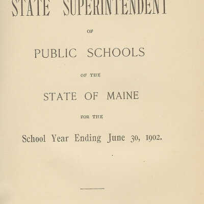 Maine School Report