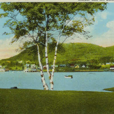Camden, Maine - steamboat wharf at right