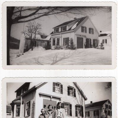 In Front of the Coathup House - 1935