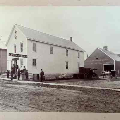 Photograph of the E.C. Freeman Livery & Stage Stable - Lincolnville Beach