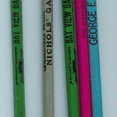 Pencils owned by George E. Nichols