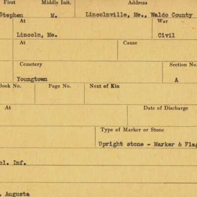 Stephen M. Young Military Records