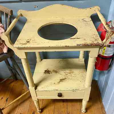 Wood wash stand