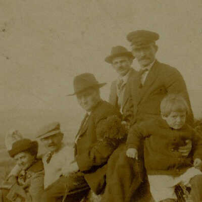 Sadie and Capt. Hemple, Frank Young, Claude Heald, Joe Young, Erwin Heald