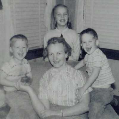 Rossbach family at Pitcher Pond