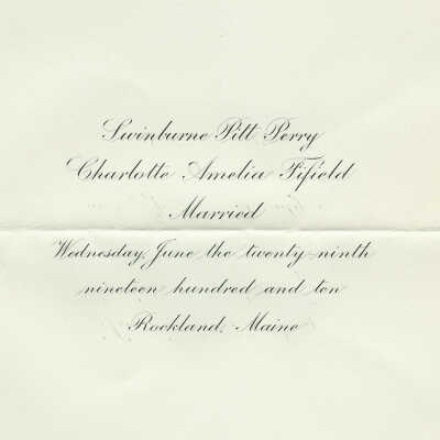 Wedding announcement